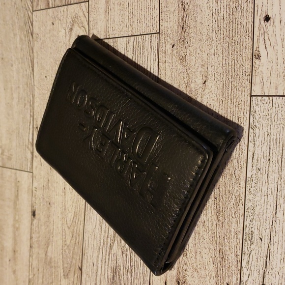 HarleyDavidson Bags Harley Davidson Leather Trifold Wallet Poshmark